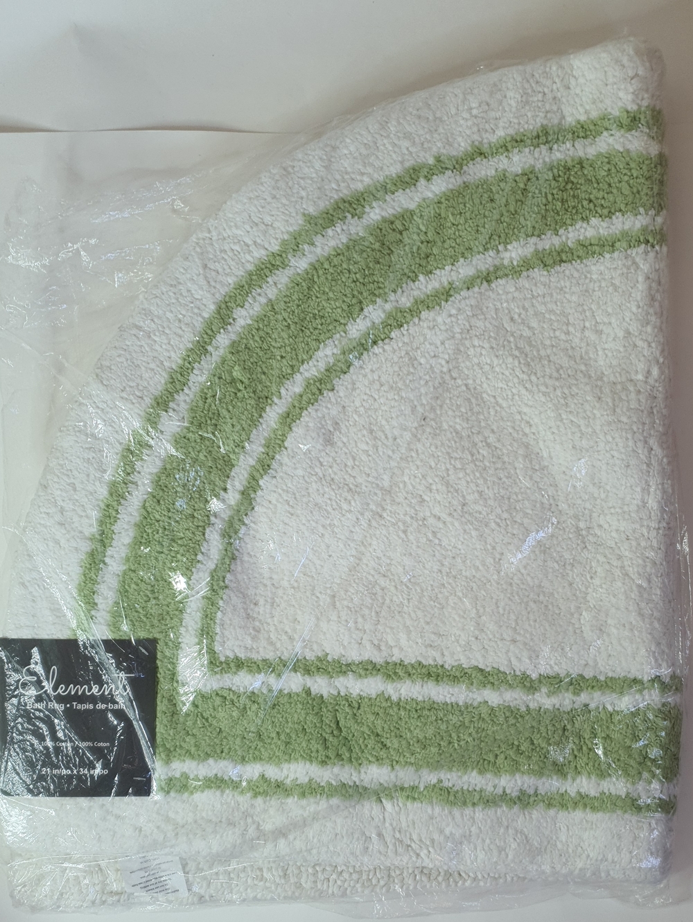 Element Curved Bath Mat NWT